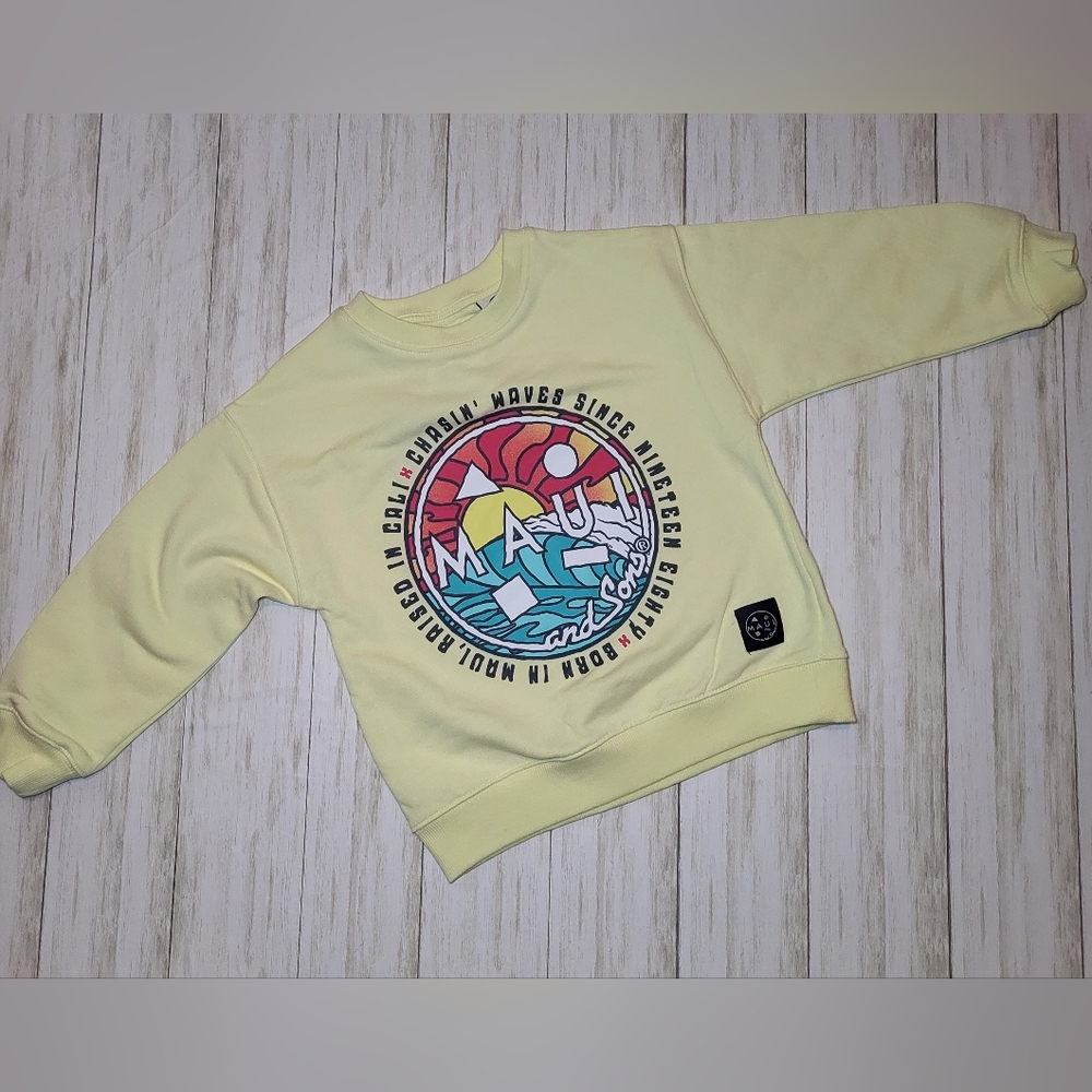 Zara Light Yellow Sweatshirt